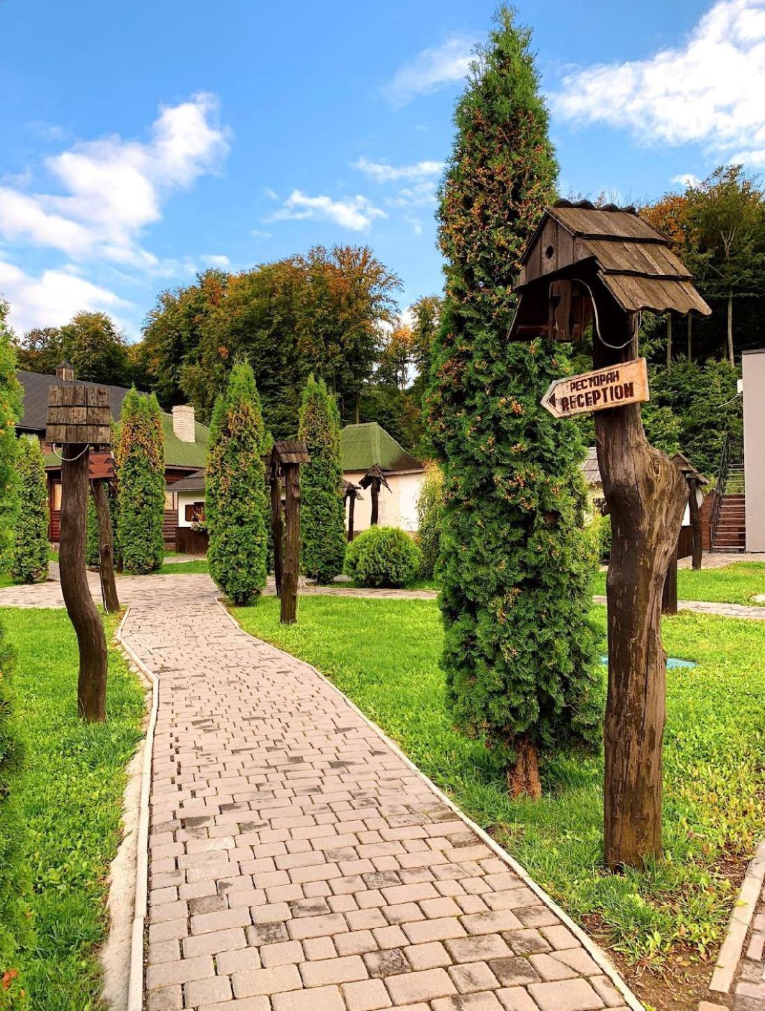 Orlyne Gnizdo Hotel Tsjernivsi Buitenkant foto